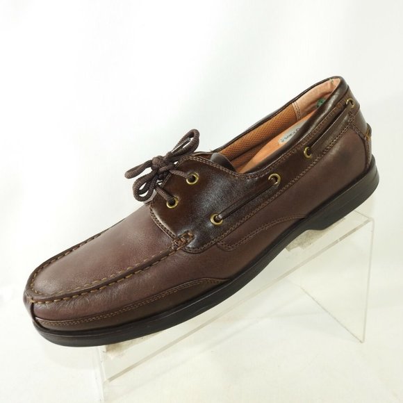 Hunter’s Bay Sz 11 M Brown Leather Boat Mens R5B14 main image 6